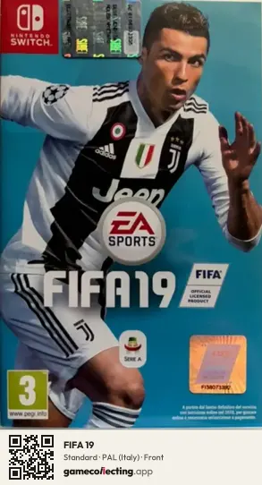 FIFA 19 Nintendo Switch, Italy box front