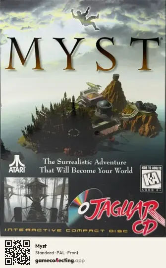 Myst Atari Jaguar CD, PAL box front