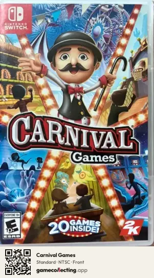 Carnival Games Nintendo Switch, NTSC box front