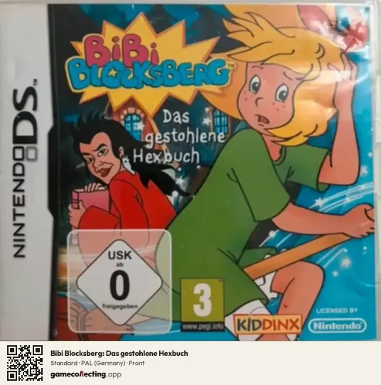 Bibi Blocksberg: Das gestohlene Hexbuch Nintendo DS, Germany box front