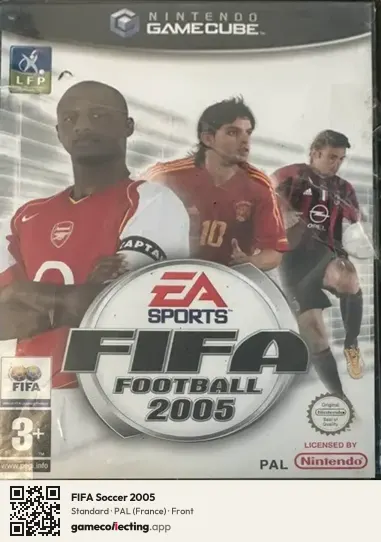 FIFA Soccer 2005 Nintendo GameCube, France box front