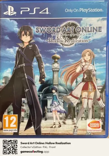 Sword Art Online: Hollow Realization PlayStation 4, PAL box front