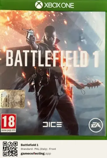 Battlefield 1 Xbox One, Italy box front