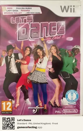 Let's Dance Nintendo Wii, United Kingdom box front
