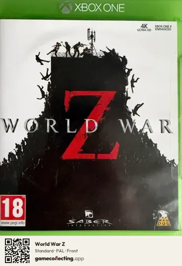 World War Z Xbox One, PAL box front