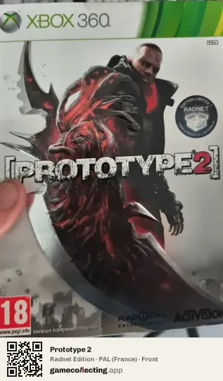 Prototype 2 Xbox 360, France box front