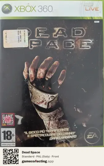 Dead Space Xbox 360, Italy box front