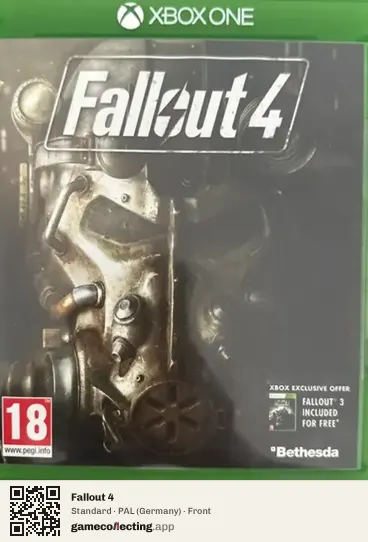 Fallout 4 Xbox One, Germany box front