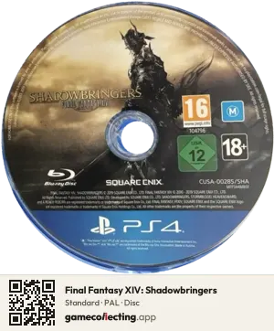 Final Fantasy XIV: Shadowbringers PlayStation 4, PAL disc