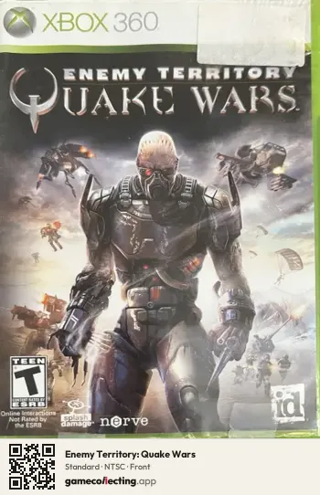 Enemy Territory: Quake Wars Xbox 360, NTSC box front