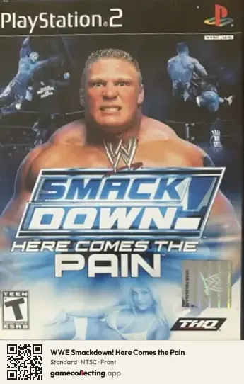 WWE Smackdown! Here Comes the Pain PlayStation 2, NTSC box front