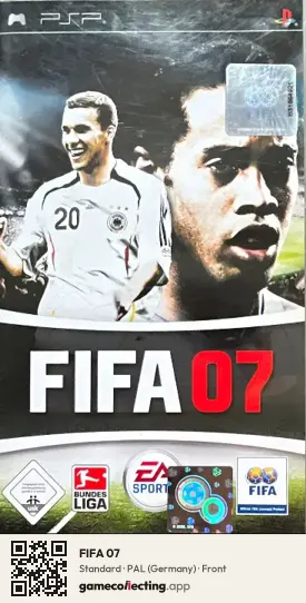 FIFA 07 PlayStation Portable, Germany box front