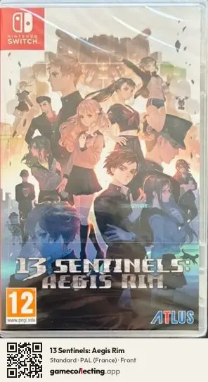 13 Sentinels: Aegis Rim Nintendo Switch, France box front