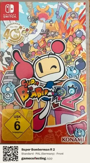 Super Bomberman R 2 Nintendo Switch, Germany box front