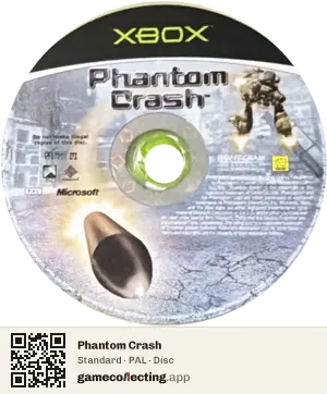 Phantom Crash Xbox, PAL disc