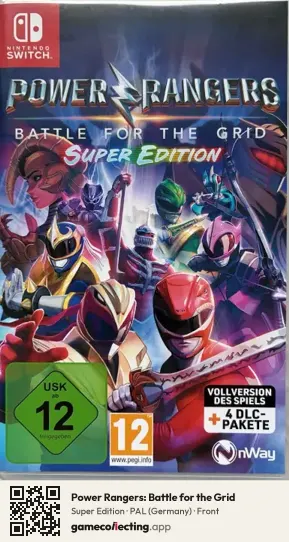 Power Rangers: Battle for the Grid Nintendo Switch, Germany box front