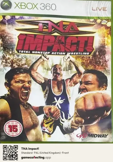 TNA Impact! Xbox 360, United Kingdom box front