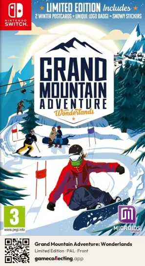 Grand Mountain Adventure: Wonderlands Nintendo Switch, PAL box front