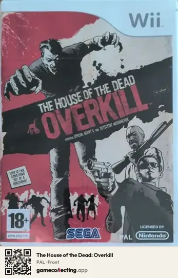 The House of the Dead: Overkill Nintendo Wii, PAL box front