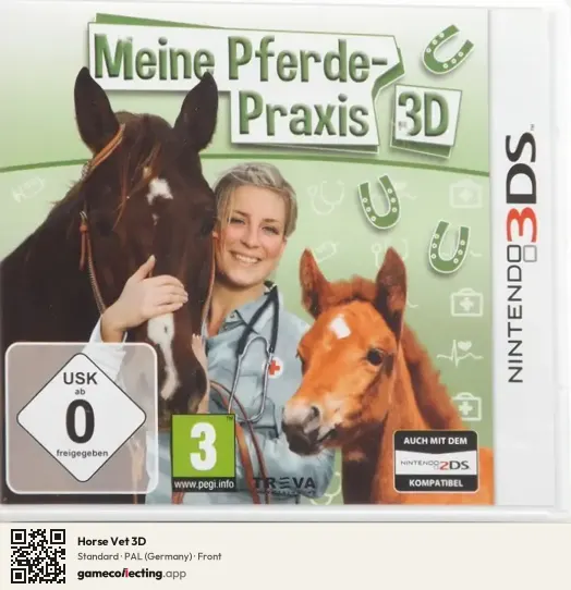 Horse Vet 3D Nintendo 3DS, Germany box front