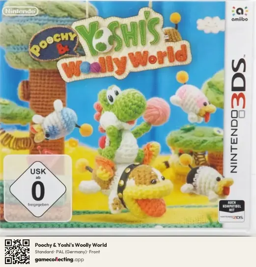 Poochy & Yoshi's Woolly World Nintendo 3DS, Germany box front