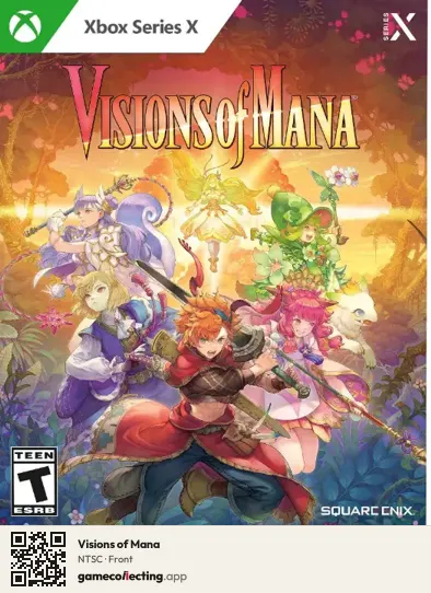 Visions of Mana Xbox Series X, NTSC box front
