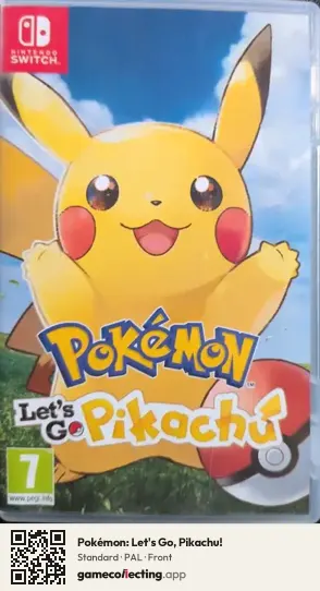 Pokémon: Let's Go, Pikachu! Nintendo Switch, PAL box front