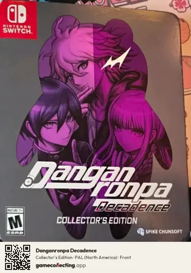 Danganronpa Decadence Nintendo Switch, North America box front