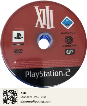 XIII PlayStation 2, PAL disc