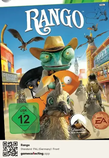 Rango Xbox 360, Germany box front