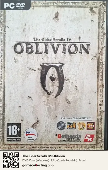 The Elder Scrolls IV: Oblivion Computer, Czech Republic box front