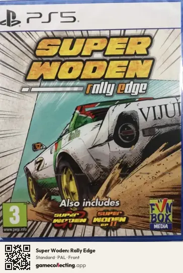 Super Woden: Rally Edge PlayStation 5, PAL box front
