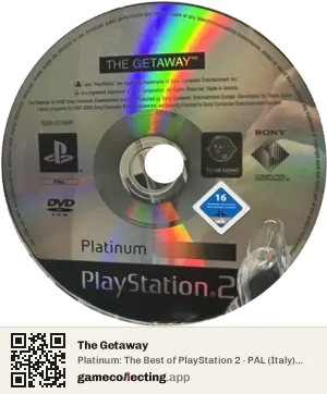 The Getaway PlayStation 2, PAL disc