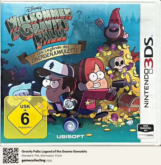 Gravity Falls: Legend of the Gnome Gemulets Nintendo 3DS, Germany box front