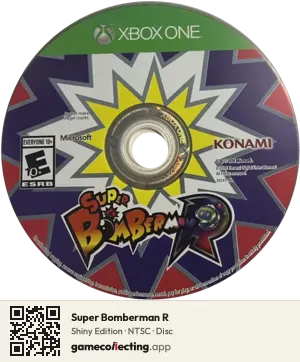 Super Bomberman R Xbox One, NTSC disc