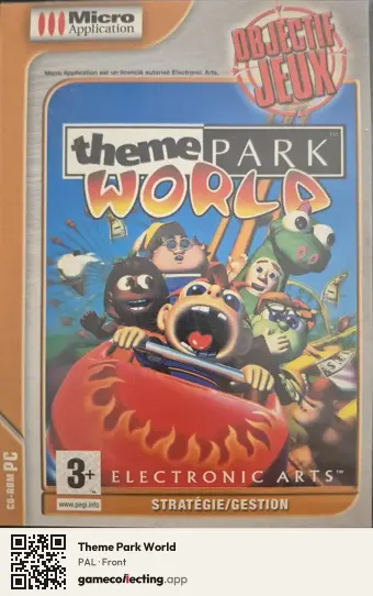 Theme Park World Computer, PAL box front