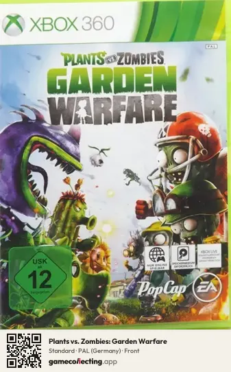Plants vs. Zombies: Garden Warfare Xbox 360, Germany box front