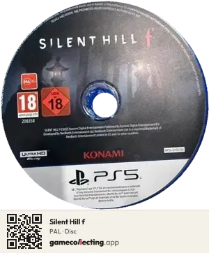 Silent Hill f PlayStation 5, PAL disc