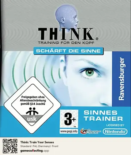 Think: Train Your Senses Nintendo DS, Germany box front