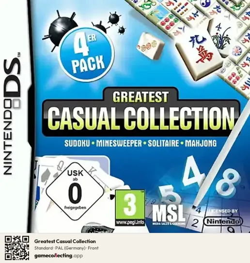 Greatest Casual Collection Nintendo DS, Germany box front