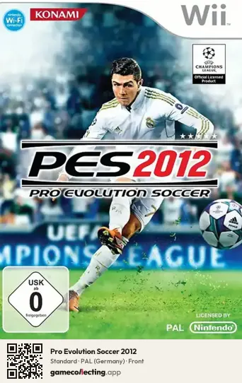 Pro Evolution Soccer 2012 Nintendo Wii, Germany box front
