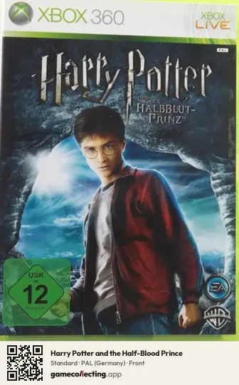 Harry Potter and the Half-Blood Prince Xbox 360, Germany box front