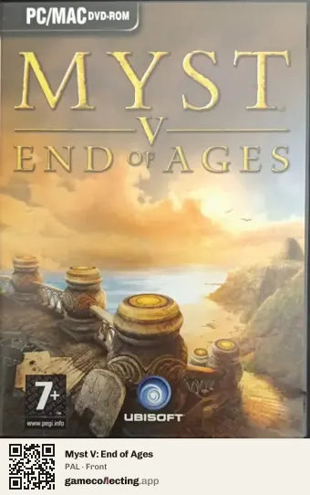 Myst V: End of Ages Computer, PAL box front