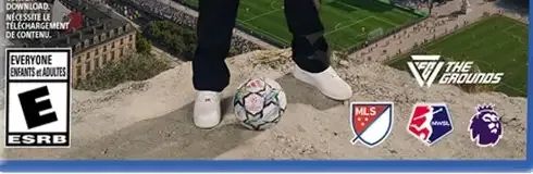 EA Sports FC 27, the ESRB box on its front