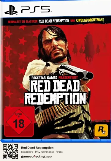 Red Dead Redemption PlayStation 5, Germany box front