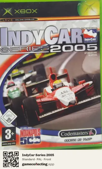 IndyCar Series 2005 Xbox, PAL box front