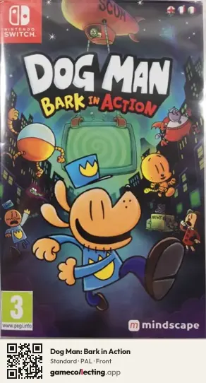 Dog Man: Bark in Action Nintendo Switch, PAL box front
