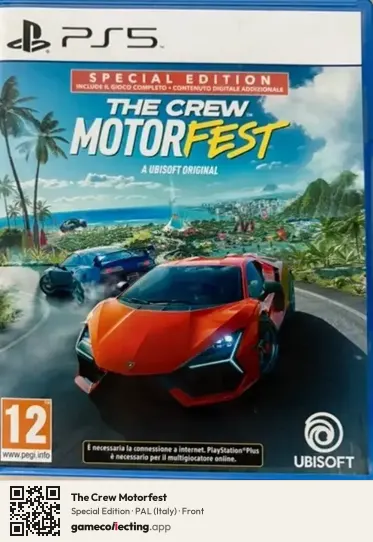 The Crew Motorfest PlayStation 5, Italy box front