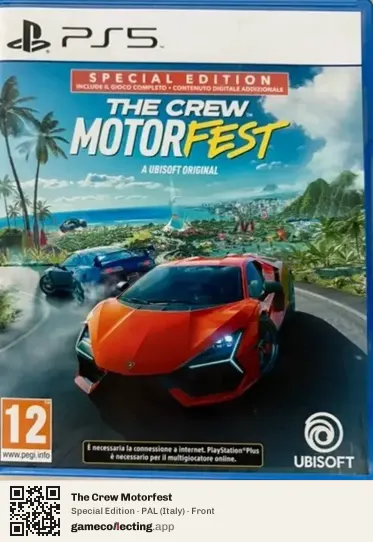 The Crew Motorfest PlayStation 5, Italy box front