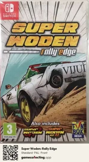 Super Woden: Rally Edge Nintendo Switch, PAL box front